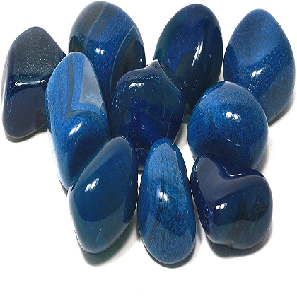 blue agat healing stone