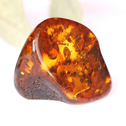 Amber healing stone