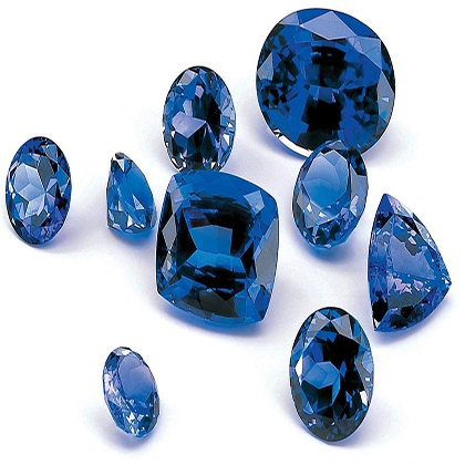 Corundum healing stone-Blue sapphire